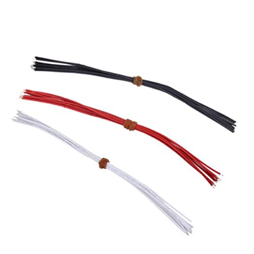 Yardwe 30 Stück Elektrokabel Elektrischer Tonabnehmer Abgeschirmtes Messgerät Instrumentenbieger Gitarrenkabel Farben Haken Eingang Gitarrenverstärker Zinn Vollton Audio von Yardwe