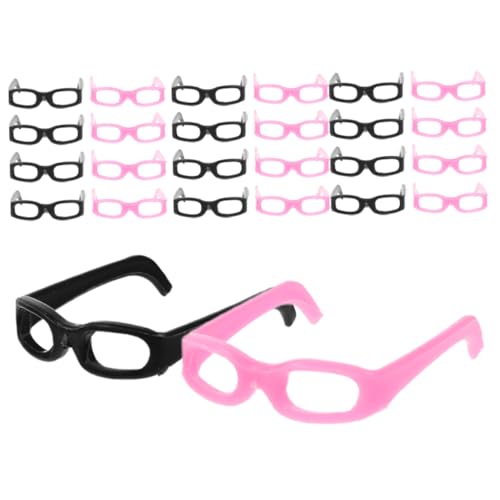 Yardwe 30 Stück Puppenhausbrille Puppe Brille Miniatur Puppen-mini-brillengestell Kleine Brille Puppe Verkleiden Sich Brillen Lesebrille Für Puppen Mini -puppenbrille Puppenbrillen Abs von Yardwe