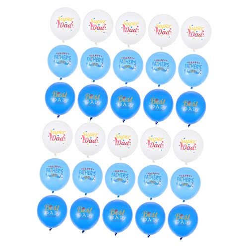 Yardwe 30 Stück Teiliges Kreative Luftballons für Vatertag Mischfarben für Partys und Dekorationen Foto Requisiten für Drinnen und Draußen Einfache Anwendung für Jede Yardwe 30 Stück Teiliges Kreative Luftballons für Vatertag Mischfarben für Partys und Dekorationen Foto Requisiten für Drinnen und Draußen Einfache Anwendung für Jede von Yardwe
