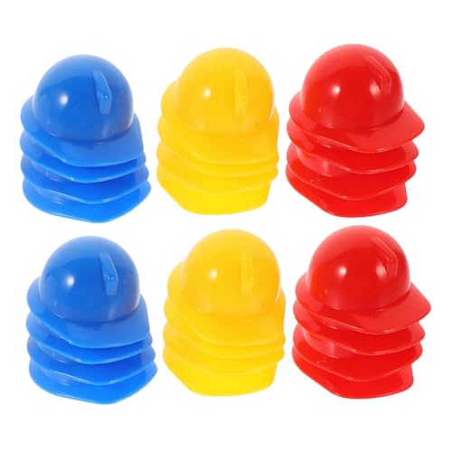 Yardwe 30 Stück Teiliges Miniatur Sicherheitshelm aus Robustem Kunststoff Dekorative Puppenhüte in Rot Blau und Gelb Realistische Mini Bauhelme für Puppen Haustiere und Bastelprojekte Yardwe 30 Stück Teiliges Miniatur Sicherheitshelm aus Robustem Kunststoff Dekorative Puppenhüte in Rot Blau und Gelb Realistische Mini Bauhelme für Puppen Haustiere und Bastelprojekte von Yardwe