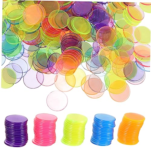 Yardwe 300 Stück Bingo-Chips Partyspiel -Requisiten Bingochips Für Bingospiele Brettspielmarken Zähler Für Spiele Spielzubehör Marker Zählen Mathematikzähler Plastik Yardwe 300 Stück Bingo-Chips Partyspiel -Requisiten Bingochips Für Bingospiele Brettspielmarken Zähler Für Spiele Spielzubehör Marker Zählen Mathematikzähler Plastik von Yardwe