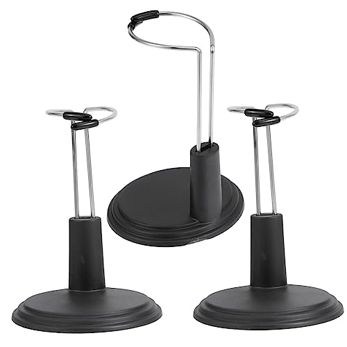 Yardwe 3Stücke Puppenständer Stabiler Puppenhalter aus Hochwertigem Verstellbar und Langlebig für Puppenhauszubehör und Display im Kinderzimmer von Yardwe