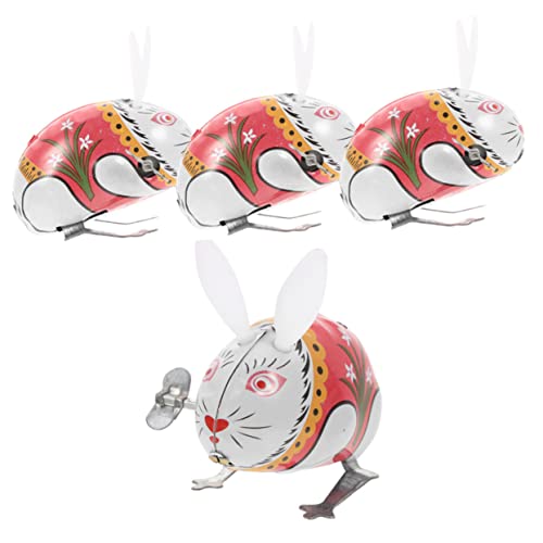 Yardwe 4 Stück Aufziehspielzeug Lustige Osterhase Wind Up Spielzeuge für Robuste und Sichere Mechanik für Partys und als Mitgebsel für Kindergeburtstag Yardwe 4 Stück Aufziehspielzeug Lustige Osterhase Wind Up Spielzeuge für Robuste und Sichere Mechanik für Partys und als Mitgebsel für Kindergeburtstag von Yardwe