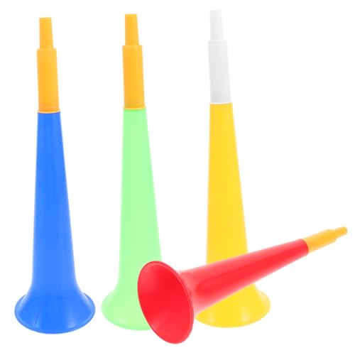 Yardwe 4 Stück Fußballhorn Tragbares Horn Sportlich Weht Trompeten Jubeln Streich Party Stadion Für Sportveranstaltungen Fußball-krachmacher Fußballspielzubehör Für Fans Plastik Yardwe 4 Stück Fußballhorn Tragbares Horn Sportlich Weht Trompeten Jubeln Streich Party Stadion Für Sportveranstaltungen Fußball-krachmacher Fußballspielzubehör Für Fans Plastik von Yardwe