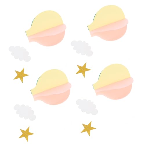 Yardwe 4 Stück Kindergärten Urlaubsdekoration Ballon -anhängerdekoration Frühlingsdekorationen Für Klassenzimmer Cloud-party-dekorationen Heißluftballons Klassenzimmerdekoration Papier Yardwe 4 Stück Kindergärten Urlaubsdekoration Ballon -anhängerdekoration Frühlingsdekorationen Für Klassenzimmer Cloud-party-dekorationen Heißluftballons Klassenzimmerdekoration Papier von Yardwe