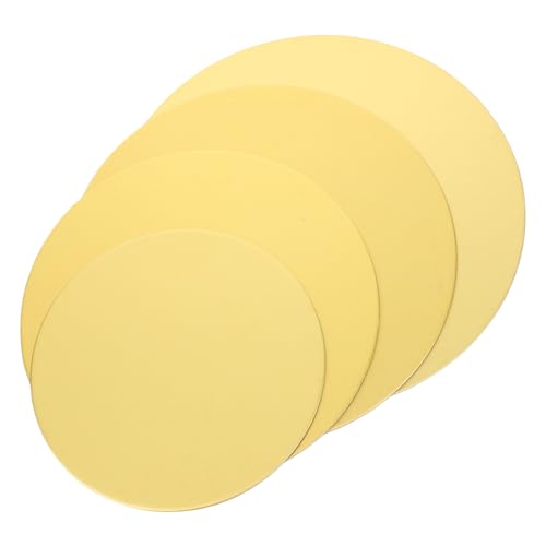 Yardwe 4 Stück Kuchenplatte Teiliges für Mousse Tortenunterlagen Stilvolle Präsentation und Backwerkzeuge für Hochzeiten Feiern und Partys Yardwe 4 Stück Kuchenplatte Teiliges für Mousse Tortenunterlagen Stilvolle Präsentation und Backwerkzeuge für Hochzeiten Feiern und Partys von Yardwe