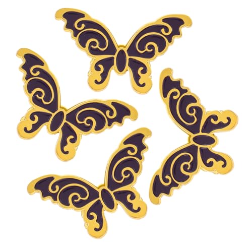 Yardwe 4 Stück Schmetterlingsclip Heftklammern Büroklammern Clips kleiner Bulldoggenclip kreative Cartoon-Lesezeichen Schmetterlingsklauen-Clips Fotoclips Metall Violett Yardwe 4 Stück Schmetterlingsclip Heftklammern Büroklammern Clips kleiner Bulldoggenclip kreative Cartoon-Lesezeichen Schmetterlingsklauen-Clips Fotoclips Metall Violett von Yardwe
