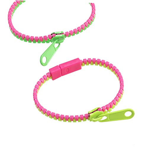 Yardwe 4 Stück Teiliges Modischer Zipper Armbänder Freundschaftsarmband Accessoire für Partys für Kindergeburtstage Zufälligen Farben Zufällige Farbe Yardwe 4 Stück Teiliges Modischer Zipper Armbänder Freundschaftsarmband Accessoire für Partys für Kindergeburtstage Zufälligen Farben Zufällige Farbe von Yardwe