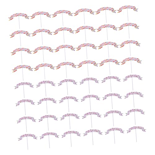 Yardwe 40 Stück Kuchendekorationsflagge Kuchendekorationen Geburtstagskuchen Geburtstag Vorspeise Topper Kuchenverzierung Kuchendekorationszubehör Kuchen-banner Kuchentopper Papier Yardwe 40 Stück Kuchendekorationsflagge Kuchendekorationen Geburtstagskuchen Geburtstag Vorspeise Topper Kuchenverzierung Kuchendekorationszubehör Kuchen-banner Kuchentopper Papier von Yardwe