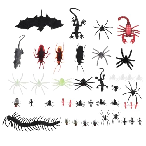 Yardwe 44 Stück Teiliges Halloween Deko Kunststoff Insekten und Spinnen Simulation Realistische Vielseitige Prank Requisiten für Partydekoration und Streiche Geeignet für Aprilscherze Yardwe 44 Stück Teiliges Halloween Deko Kunststoff Insekten und Spinnen Simulation Realistische Vielseitige Prank Requisiten für Partydekoration und Streiche Geeignet für Aprilscherze von Yardwe