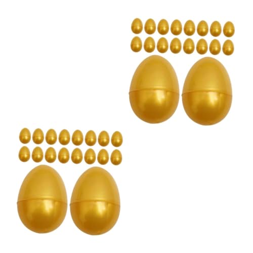 Yardwe 48 Stck Teiliges Goldene Kunststoff Eier Wiederbefüllbar Vielseitige Geschenkverpackung Dekorative Party Deko für Süßigkeiten und Kreative DIY Anlässe Yardwe 48 Stck Teiliges Goldene Kunststoff Eier Wiederbefüllbar Vielseitige Geschenkverpackung Dekorative Party Deko für Süßigkeiten und Kreative DIY Anlässe von Yardwe