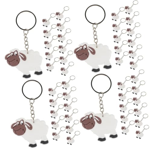 Yardwe 48 Stck Teiliges Schaf Schlüsselanhänger aus Stabilem Material Niedlicher DIY Taschenanhänger und Schaf Anhänger Vielseitig als Partygeschenk oder Dekoration für Erwachsene Yardwe 48 Stck Teiliges Schaf Schlüsselanhänger aus Stabilem Material Niedlicher DIY Taschenanhänger und Schaf Anhänger Vielseitig als Partygeschenk oder Dekoration für Erwachsene von Yardwe