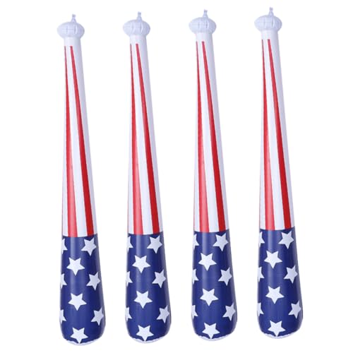 Yardwe 4Stücke Aufblasbarer Baseballschläger Inflatable Party Gimmick Für Unabhängigkeitstag Für Erwachsene Für Karneval Foto Requisiten Und Partyzubehör Yardwe 4Stücke Aufblasbarer Baseballschläger Inflatable Party Gimmick Für Unabhängigkeitstag Für Erwachsene Für Karneval Foto Requisiten Und Partyzubehör von Yardwe