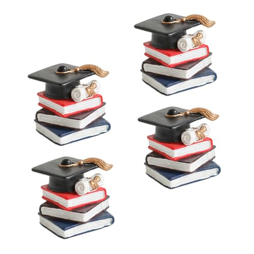 Yardwe 4Stücke Graduation Kuchen Buch Deko Aus Hochwertigem Harz Für Geburtstagsfeiern Abschlussfeiern Und Kuchendekoration Langlebig Und Sicher Yardwe 4Stücke Graduation Kuchen Buch Deko Aus Hochwertigem Harz Für Geburtstagsfeiern Abschlussfeiern Und Kuchendekoration Langlebig Und Sicher von Yardwe