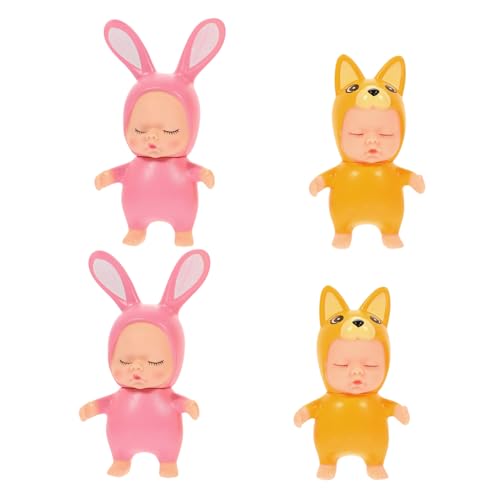 Yardwe 4Stücke Teiliges Schlafendes Tortendeko Niedliche Figuren Für Kuchen Und Party Dekoration Hase Gelber Hund Aus Langlebigem Yardwe 4Stücke Teiliges Schlafendes Tortendeko Niedliche Figuren Für Kuchen Und Party Dekoration Hase Gelber Hund Aus Langlebigem von Yardwe
