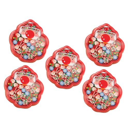 Yardwe 5 Boxen Weihnachts Radiergummis Santa Radiergummis Tragbar für Skizzen Weihnachten Party Mitgebsel Yardwe 5 Boxen Weihnachts Radiergummis Santa Radiergummis Tragbar für Skizzen Weihnachten Party Mitgebsel von Yardwe