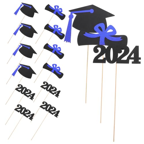 Yardwe 5 Satz Esstisch Vase Dekoration Graduierung Vase Grad Tischdekoration Abschlussfeier Dekorationen Dekoratives Vasendekor Abschluss Glückwunsch Abholen Vasendekore Holz von Yardwe