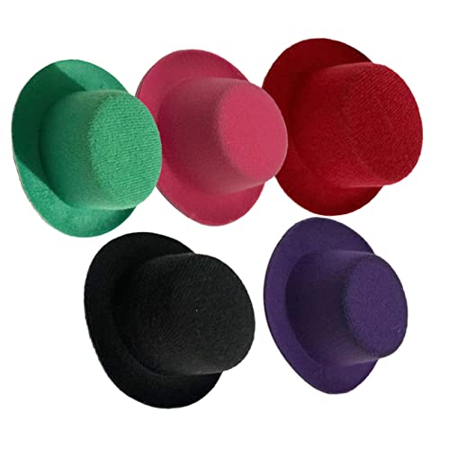 Yardwe 5 Stück Miniatur Puppenhüte aus Leichtem Eva Farbenfrohe Kleine Zylinderhüte zum Basteln Austauschbare Puppenaccessoires für DIY Mini Hut Party Fasching Yardwe 5 Stück Miniatur Puppenhüte aus Leichtem Eva Farbenfrohe Kleine Zylinderhüte zum Basteln Austauschbare Puppenaccessoires für DIY Mini Hut Party Fasching von Yardwe