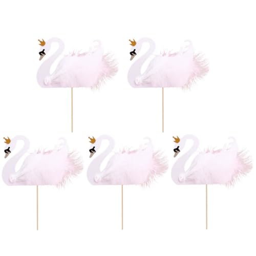 Yardwe 5 Stück Schwanenkuchendekoration Dekorationen Rosa Hochzeit thematisiert Luau-Cupcake-Topper Schwanenstatue Schwanenkuchen-Picks Cupcake -Topper Kuchendeckel Schwanenkopf Papier Yardwe 5 Stück Schwanenkuchendekoration Dekorationen Rosa Hochzeit thematisiert Luau-Cupcake-Topper Schwanenstatue Schwanenkuchen-Picks Cupcake -Topper Kuchendeckel Schwanenkopf Papier von Yardwe