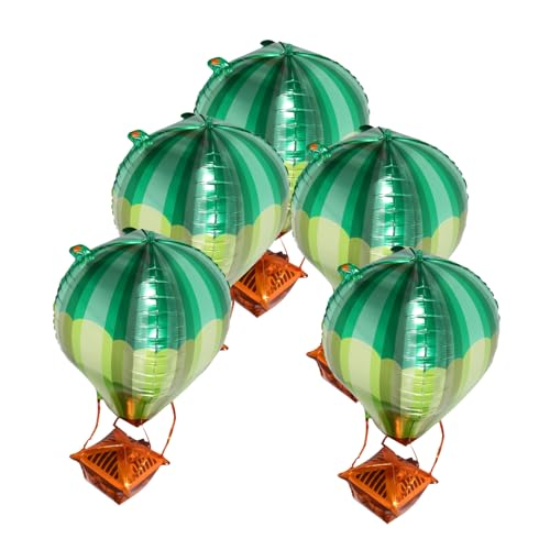 Yardwe 5stücke Heißluftballon-partydekorationen Aus Aluminiumfolie Hängende Mittelstücke Ornament Für Babyparty Und Hochzeitsfeiern Yardwe 5stücke Heißluftballon-partydekorationen Aus Aluminiumfolie Hängende Mittelstücke Ornament Für Babyparty Und Hochzeitsfeiern von Yardwe