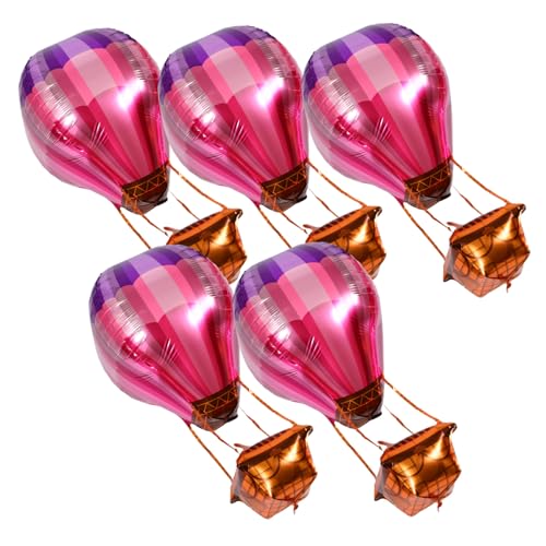 Yardwe 5 Stück Teiliges Heißluftballon Folienballons Hängende Dekoration für Geburtstagsfeiern Partys Hochzeiten Bunte Aluminium Luftballons für Festliche Anlässe Yardwe 5 Stück Teiliges Heißluftballon Folienballons Hängende Dekoration für Geburtstagsfeiern Partys Hochzeiten Bunte Aluminium Luftballons für Festliche Anlässe von Yardwe