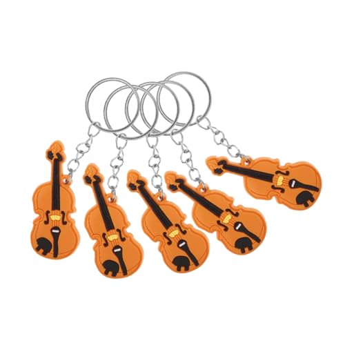 Yardwe 5 Stück Zubehör Für Violine Schlüsselkette Schlüsselanhänger Violine Mini Violine Schlüsselanhänger Geigen-schlüsselanhänger Mit Das Geigen-hängeornament Orange Zinklegierung Yardwe 5 Stück Zubehör Für Violine Schlüsselkette Schlüsselanhänger Violine Mini Violine Schlüsselanhänger Geigen-schlüsselanhänger Mit Das Geigen-hängeornament Orange Zinklegierung von Yardwe