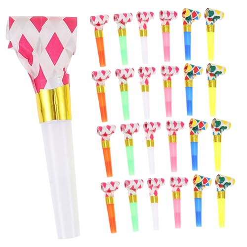 Yardwe 50 Stück Dragon Whistle Toy Neon-partyzubehör Schüttgut Schaum Macher Hersteller Partypfeife Für Dekorationen Bunte Partygebläse Pfeife Partei Bevorzugt Gebläse Party Blowouts Pvc von Yardwe