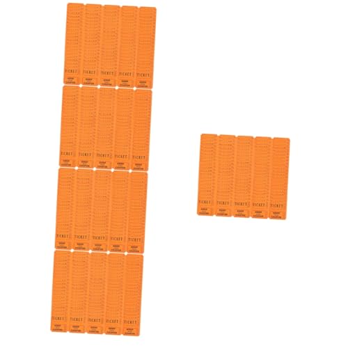 Yardwe 500 Stck Gewinnlose Raffle Tickets in Orange Event Ticket Labels für Karneval Partys Schulveranstaltungen und Freizeitaktivitäten Klare Einfache Gestaltung Vielseitig Einsetzbar Yardwe 500 Stck Gewinnlose Raffle Tickets in Orange Event Ticket Labels für Karneval Partys Schulveranstaltungen und Freizeitaktivitäten Klare Einfache Gestaltung Vielseitig Einsetzbar von Yardwe