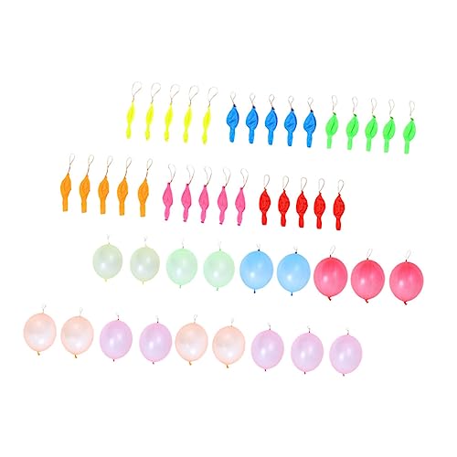 Yardwe 50Stücke Lustige Punch Ballons Latex Ballonspielzeug Mit Gummiband Für Partys Geburtstage Und Feiern Langlebig Und Platzsparend Zufällige Farben von Yardwe
