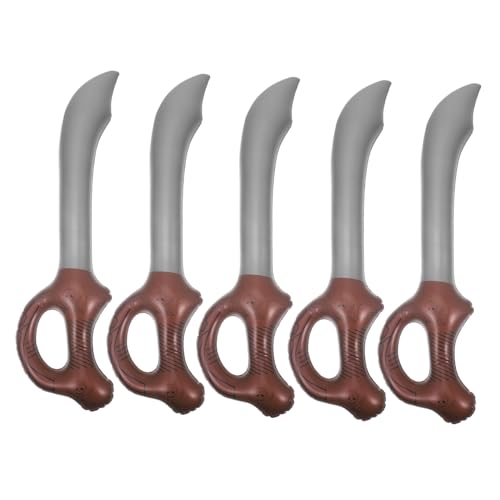 Yardwe 5Stücke Aufblasbare Piratensäbel Für Bühnenaufführungsschwert Piratenzubehör Für Piratenpartys Und Lang Yardwe 5Stücke Aufblasbare Piratensäbel Für Bühnenaufführungsschwert Piratenzubehör Für Piratenpartys Und Lang von Yardwe