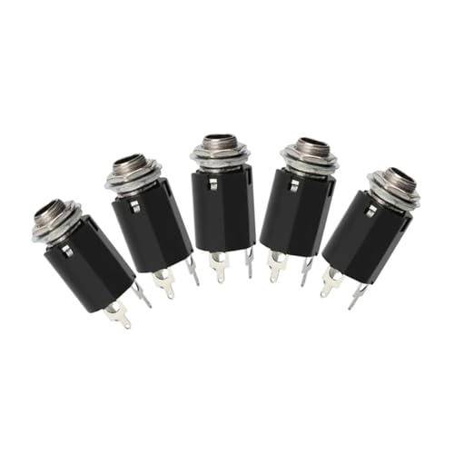 Yardwe 5Stücke Gitarrenbuchsen Robuste Steckdosen Für Gitarren Bruchfestes Material Ersatzteile Für Instrumente Zum Austausch Abgenutzter Teile von Yardwe