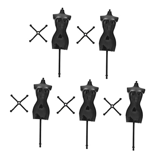 Yardwe 5Stücke Puppenständer Teiliges Mannequin Halterung Für Puppen Kleidung Für Puppenhaus Dekoration Und Und Langlebig Aus Hochwertigem von Yardwe