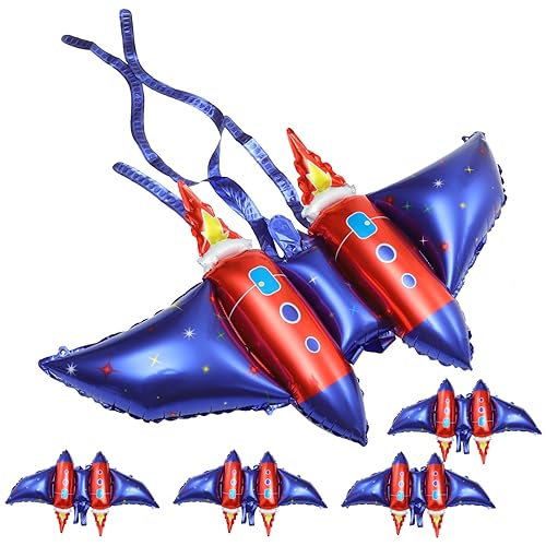 Yardwe 5Stücke Raketenflügelballon Große Dekorative Luftballons für Geburtstagsfeiern Cosplay Events Hochzeiten und Partys Kreative und Einzigartige Fotorequisiten für Unvergessliche Yardwe 5Stücke Raketenflügelballon Große Dekorative Luftballons für Geburtstagsfeiern Cosplay Events Hochzeiten und Partys Kreative und Einzigartige Fotorequisiten für Unvergessliche von Yardwe