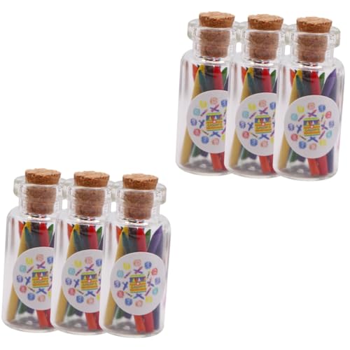 Yardwe 6 Sätze Simulation Buntstifte Puppe drinnen Miniatur Dekorationen bastelzeug handwerkskunst Handwerkliche Verarbeitung kleine Buntstiftmodelle dekorative Buntstifte Glas Yardwe 6 Sätze Simulation Buntstifte Puppe drinnen Miniatur Dekorationen bastelzeug handwerkskunst Handwerkliche Verarbeitung kleine Buntstiftmodelle dekorative Buntstifte Glas von Yardwe