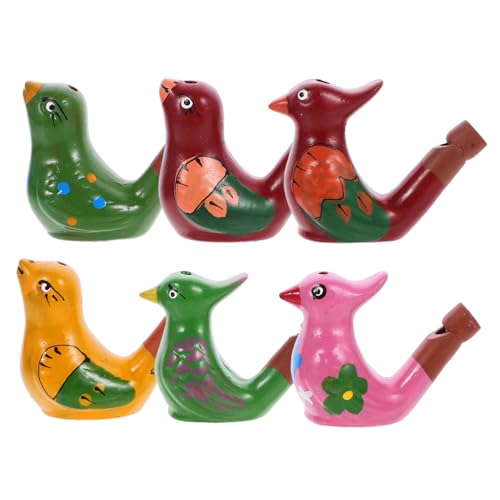 Yardwe 6 Stck. Teiliges Set Bunte Keramik Vogelpfeifen Wasservogel Pfeifen für Lustige Geräuschmacher für Geburtstagsfeiern und Besondere Anlässe Yardwe 6 Stck. Teiliges Set Bunte Keramik Vogelpfeifen Wasservogel Pfeifen für Lustige Geräuschmacher für Geburtstagsfeiern und Besondere Anlässe von Yardwe