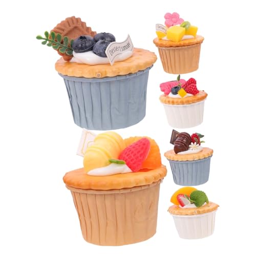 Yardwe 6 Stück Cupcake-Modell Attrappe Party Hochzeit Faux Cake Faux-Gebäck-Display Gefälschter Kuchen lebensechte gefälschte Kuchen gefälschte Kuchendekoration Falsches Cupcake Pu Yardwe 6 Stück Cupcake-Modell Attrappe Party Hochzeit Faux Cake Faux-Gebäck-Display Gefälschter Kuchen lebensechte gefälschte Kuchen gefälschte Kuchendekoration Falsches Cupcake Pu von Yardwe