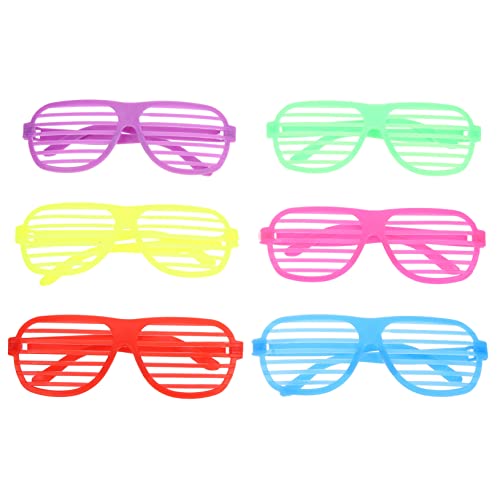 Yardwe 6 Stück Maskeradenbrille Neuheit Brille Partyzubehör Neuheitsbrille für Erwachsene Partybrille für lustige Brille Partygläser groß Spaßbrille für Party Kostümbrille Plastik Yardwe 6 Stück Maskeradenbrille Neuheit Brille Partyzubehör Neuheitsbrille für Erwachsene Partybrille für lustige Brille Partygläser groß Spaßbrille für Party Kostümbrille Plastik von Yardwe