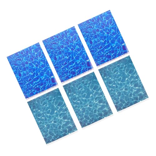 Yardwe 6 Stück Simuliertes Wassertexturpapier Künstliches Wasser Landschaftsdekor Miniatur Fluss Sandtisch Künstliches Wasser Künstlicher Bach Sandtisch Künstlicher Wasserstrom Yardwe 6 Stück Simuliertes Wassertexturpapier Künstliches Wasser Landschaftsdekor Miniatur Fluss Sandtisch Künstliches Wasser Künstlicher Bach Sandtisch Künstlicher Wasserstrom von Yardwe