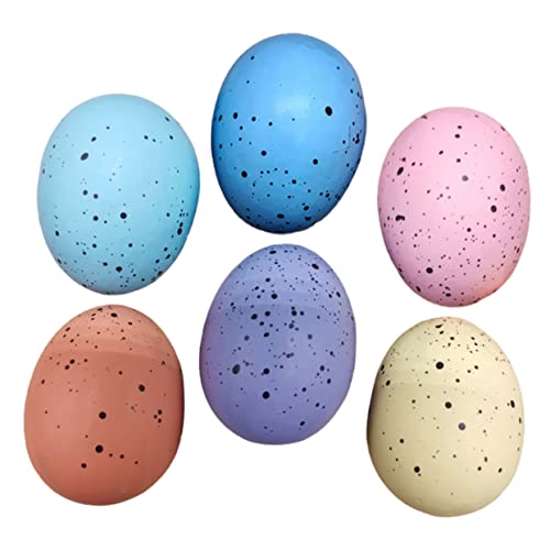 Yardwe 6 Stück Teiliges Deko Bunte Leuchtende Eiermodelle aus Robustem Material Kindgerechte und Bastelobjekte Kreative Frühlingsdekoration für Kindergeburtstag und Osterfest Yardwe 6 Stück Teiliges Deko Bunte Leuchtende Eiermodelle aus Robustem Material Kindgerechte und Bastelobjekte Kreative Frühlingsdekoration für Kindergeburtstag und Osterfest von Yardwe