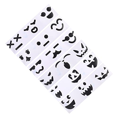 Yardwe 6 Stück Teiliges Halloween Kürbis Sticker Lustige Emoticon Aufkleber Nachhaltiges Material Wiederstandsfähig und Sicher für Partydeko und Kürbislaternen Verzierung Yardwe 6 Stück Teiliges Halloween Kürbis Sticker Lustige Emoticon Aufkleber Nachhaltiges Material Wiederstandsfähig und Sicher für Partydeko und Kürbislaternen Verzierung von Yardwe