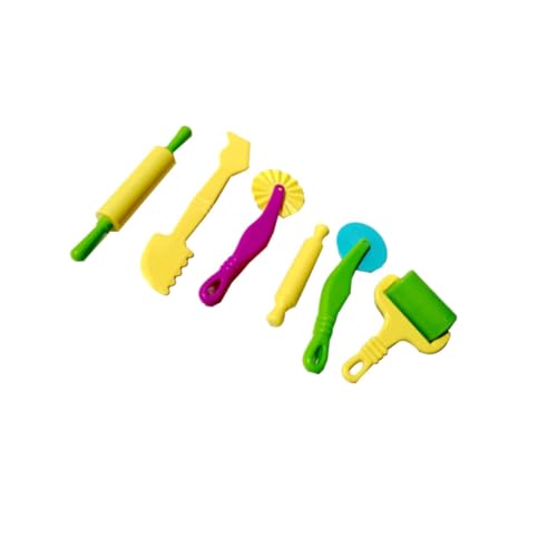 Yardwe 6 Stück Teiliges Knete Set mit Formen und Werkzeugen für Ungiftige Modelliermasse für Kreatives zu Hause Freien für Jungen und Mädchen Yardwe 6 Stück Teiliges Knete Set mit Formen und Werkzeugen für Ungiftige Modelliermasse für Kreatives zu Hause Freien für Jungen und Mädchen von Yardwe
