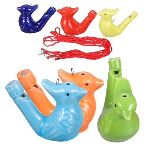 Yardwe 6 Stück Teiliges Vogelpfeifen für Musikalisches für Badewanne für Geburtstage und Feiertage Fördert Frühe Bildung und Atemkontrolle Zufällige Farbe Yardwe 6 Stück Teiliges Vogelpfeifen für Musikalisches für Badewanne für Geburtstage und Feiertage Fördert Frühe Bildung und Atemkontrolle Zufällige Farbe von Yardwe