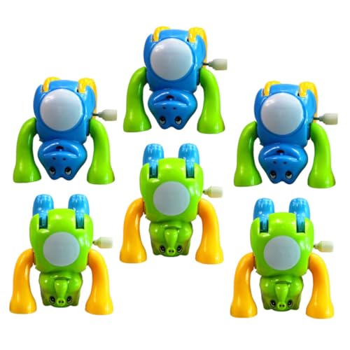Yardwe 6 Stück Wind Up Tumblebären Spielzeuge für Lustige Mechanische Spielzeuge für Kindergarten mit Verschiedenen Designs aus Robustem Material Mitgebsel oder Deko Yardwe 6 Stück Wind Up Tumblebären Spielzeuge für Lustige Mechanische Spielzeuge für Kindergarten mit Verschiedenen Designs aus Robustem Material Mitgebsel oder Deko von Yardwe