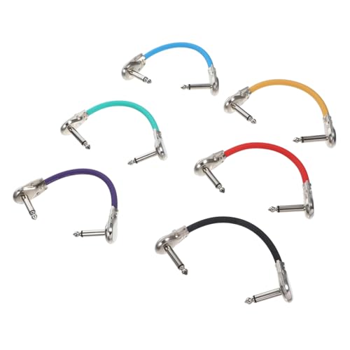 Yardwe 6 Teiliges Anschlusskabel Adapterkabel Für Gitarren Effektkabel Gewickelt Multipack Effektkabel Farbe Instrument Elektrische Kabel Beschichtet Pedalstecker Patchkabel Yardwe 6 Teiliges Anschlusskabel Adapterkabel Für Gitarren Effektkabel Gewickelt Multipack Effektkabel Farbe Instrument Elektrische Kabel Beschichtet Pedalstecker Patchkabel von Yardwe