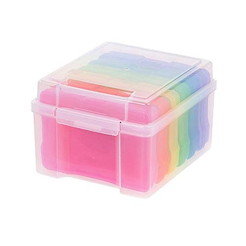 Yardwe Fotobox Mit 5x7 Zoll Karten-Organizer Aufbewahrungsboxen Für Geburtstagskarten Mit Trennern Aufbewahrungsbox Für Grußkarten Für Karten Umschläge Rechnungen von Yardwe