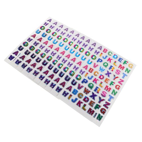 Yardwe 60 Blatt Glitzer Buchstaben Aufkleber für Bunte Alphabet Sticker für Diy Bastelprojekte Schulprojekte und Wohnkultur Leicht zu Kleben Entfernen Yardwe 60 Blatt Glitzer Buchstaben Aufkleber für Bunte Alphabet Sticker für Diy Bastelprojekte Schulprojekte und Wohnkultur Leicht zu Kleben Entfernen von Yardwe