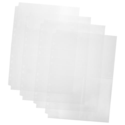 Yardwe 60 Stück Teiliges Nachfüllseiten Klarsichthüllen für Fotos und Postkarten Doppelseitige Schutzblätter für Optimale Aufbewahrung und Organisation Yardwe 60 Stück Teiliges Nachfüllseiten Klarsichthüllen für Fotos und Postkarten Doppelseitige Schutzblätter für Optimale Aufbewahrung und Organisation von Yardwe