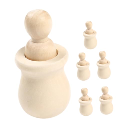 Yardwe 6Stücke DIY Holzklammer Puppen Unlackierte Holzfiguren für Kreatives Bastelspielzeug für Gestalten und Dekorieren Pädagogisches Handwerk für Familie und Freunde Yardwe 6Stücke DIY Holzklammer Puppen Unlackierte Holzfiguren für Kreatives Bastelspielzeug für Gestalten und Dekorieren Pädagogisches Handwerk für Familie und Freunde von Yardwe