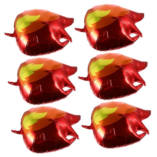 Yardwe 6Stücke Flammenballons Aluminiumfolienballons für Sportpartys Feuerförmige Luftballons Partydekoration für Geburtstagsfeiern und Festliche Anlässe Langlebig und Auslaufsicher Yardwe 6Stücke Flammenballons Aluminiumfolienballons für Sportpartys Feuerförmige Luftballons Partydekoration für Geburtstagsfeiern und Festliche Anlässe Langlebig und Auslaufsicher von Yardwe