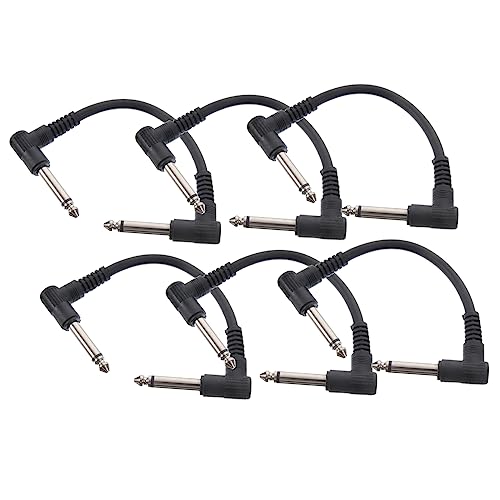Yardwe 6Stücke Gitarren Patch Kabel Für Gitarre Und Bass Adaptereffektkabel Für Musikinstrumente Flaches Design Für Einfache Lagerung Und Stabile Klangübertragung Yardwe 6Stücke Gitarren Patch Kabel Für Gitarre Und Bass Adaptereffektkabel Für Musikinstrumente Flaches Design Für Einfache Lagerung Und Stabile Klangübertragung von Yardwe